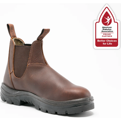 Steel Blue Men's Hobart 6" Steel Toe Waterproof Ankle Work Boot - OAK - 812901 - Overlook Boots