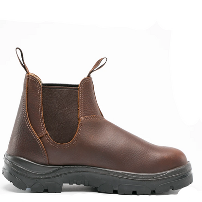 Steel Blue Men's Hobart 6" Steel Toe Waterproof Ankle Work Boot - OAK - 812901 - Overlook Boots