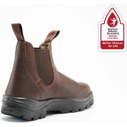 Steel Blue Men's Hobart 6" Steel Toe Waterproof Ankle Work Boot - OAK - 812901 - Overlook Boots