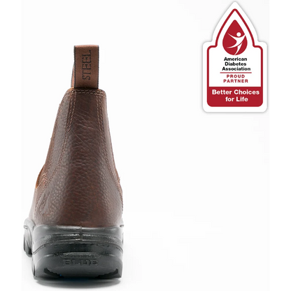 Steel Blue Men's Hobart 6" Steel Toe Waterproof Ankle Work Boot - OAK - 812901 - Overlook Boots