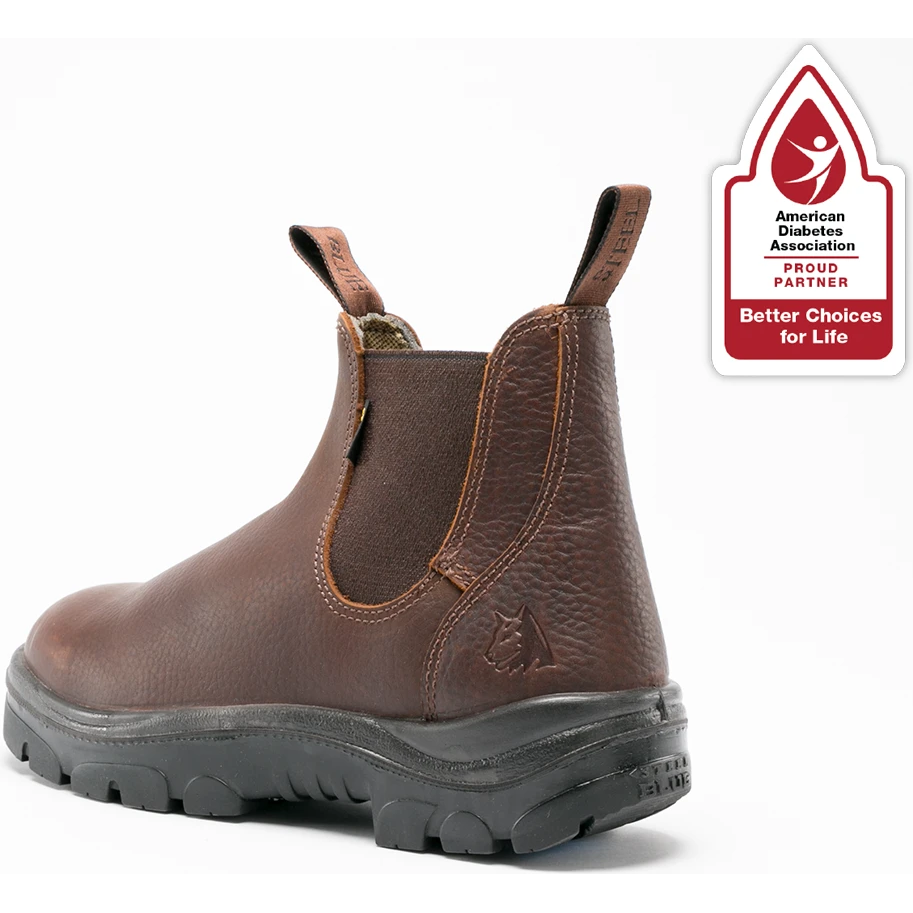 Steel Blue Men's Hobart 6" Steel Toe Waterproof Ankle Work Boot - OAK - 812901 - Overlook Boots