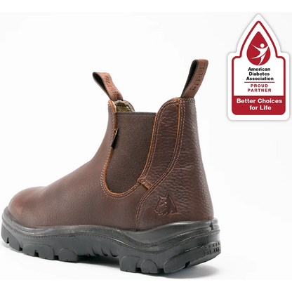 Steel Blue Men's Hobart 6" Steel Toe Waterproof Ankle Work Boot - OAK - 812901 - Overlook Boots