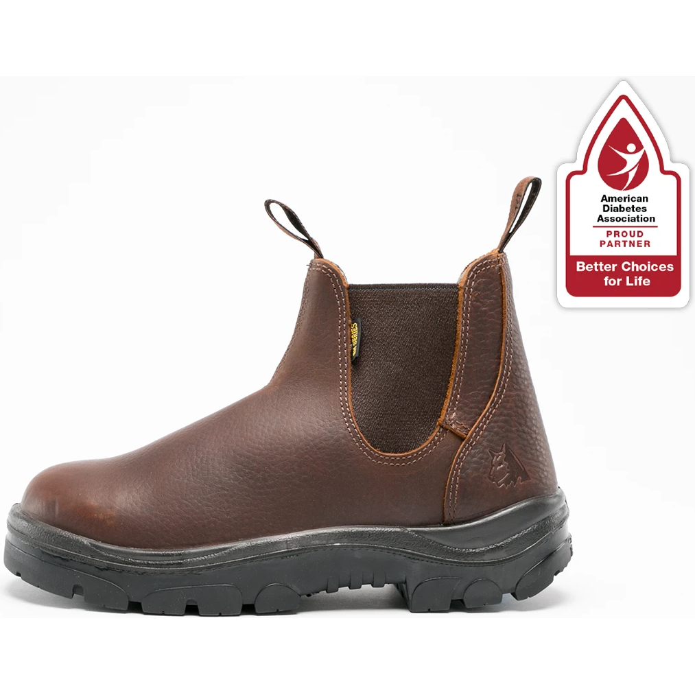 Steel Blue Men's Hobart 6" Steel Toe Waterproof Ankle Work Boot - OAK - 812901 - Overlook Boots