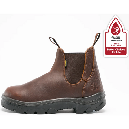 Steel Blue Men's Hobart 6" Steel Toe Waterproof Ankle Work Boot - OAK - 812901 - Overlook Boots