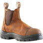 Steel Blue Men's Hobart Scuff Steel Toe Slip Resistant Work Boot -Brown- 812967 7 / Medium / Brown - Overlook Boots