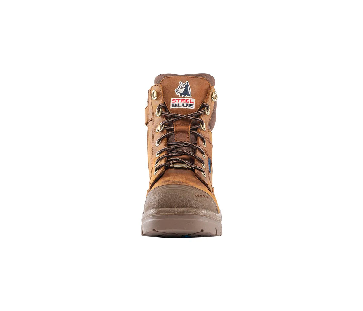 Steel Blue Men's Southern Cross 6" Steel Toe WP Work Boot- Brown - 812969 - Overlook Boots