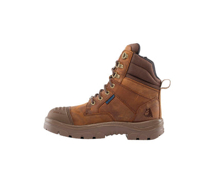 Steel Blue Men's Southern Cross 6" Steel Toe WP Work Boot- Brown - 812969 - Overlook Boots