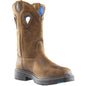 Steel Blue Men's Heeler Met Steel Toe Waterproof Western Work Boot -Brown- 813904 7 / Medium / Brown - Overlook Boots
