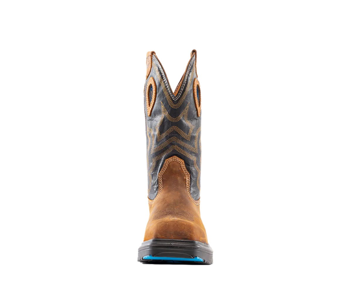 Steel Blue Men's Blue Heeler Steel Toe WP Western Work Boot- Black- 813945 - Overlook Boots