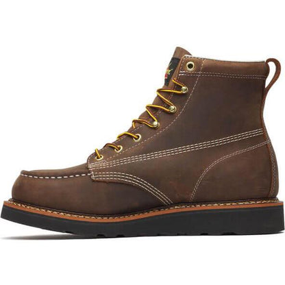Thorogood Men's American Heritage 6" Moc Toe Wedge Work Boot - Brown - 814-4135 - Overlook Boots