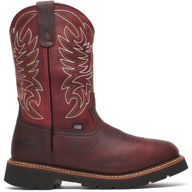 Thorogood Men's Crimson 11" Waterproof Western Work Boot - Chili - 814-4322 7 / Medium / Brown - Overlook Boots