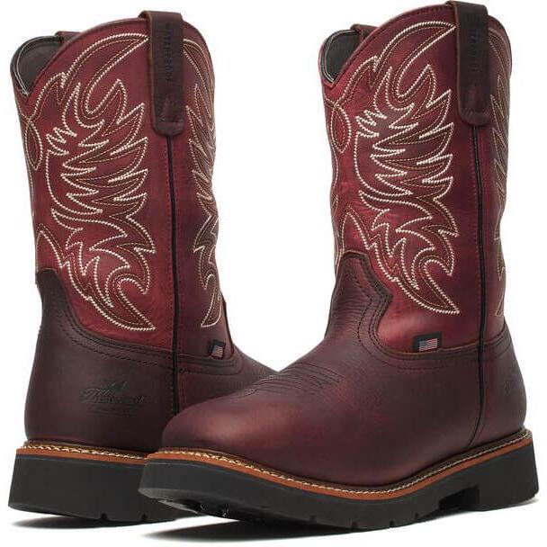 Thorogood Men's Crimson 11" Waterproof Western Work Boot - Chili - 814-4322 - Overlook Boots
