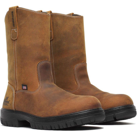 Thorogood Men's Genesis Series 11" Waterproof Wellington Work Boot - Chestnut - 814-4323 - Overlook Boots