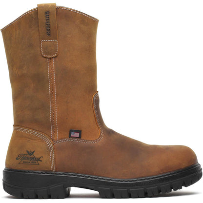 Thorogood Men's Genesis Series 11" Waterproof Wellington Work Boot - Chestnut - 814-4323 7 / Medium / Chestnut - Overlook Boots