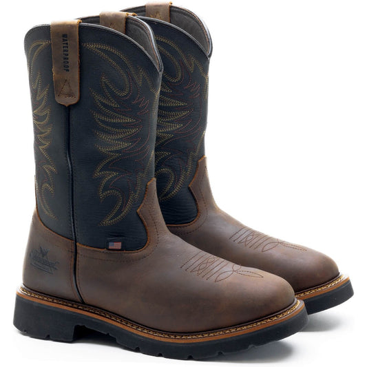 Thorogood Men's 11" Soft Toe Waterproof Western Work Boot -Horse- 814-4330 - Overlook Boots