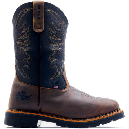 Thorogood Men's 11" Soft Toe Waterproof Western Work Boot -Horse- 814-4330 7 / Medium / Brown - Overlook Boots