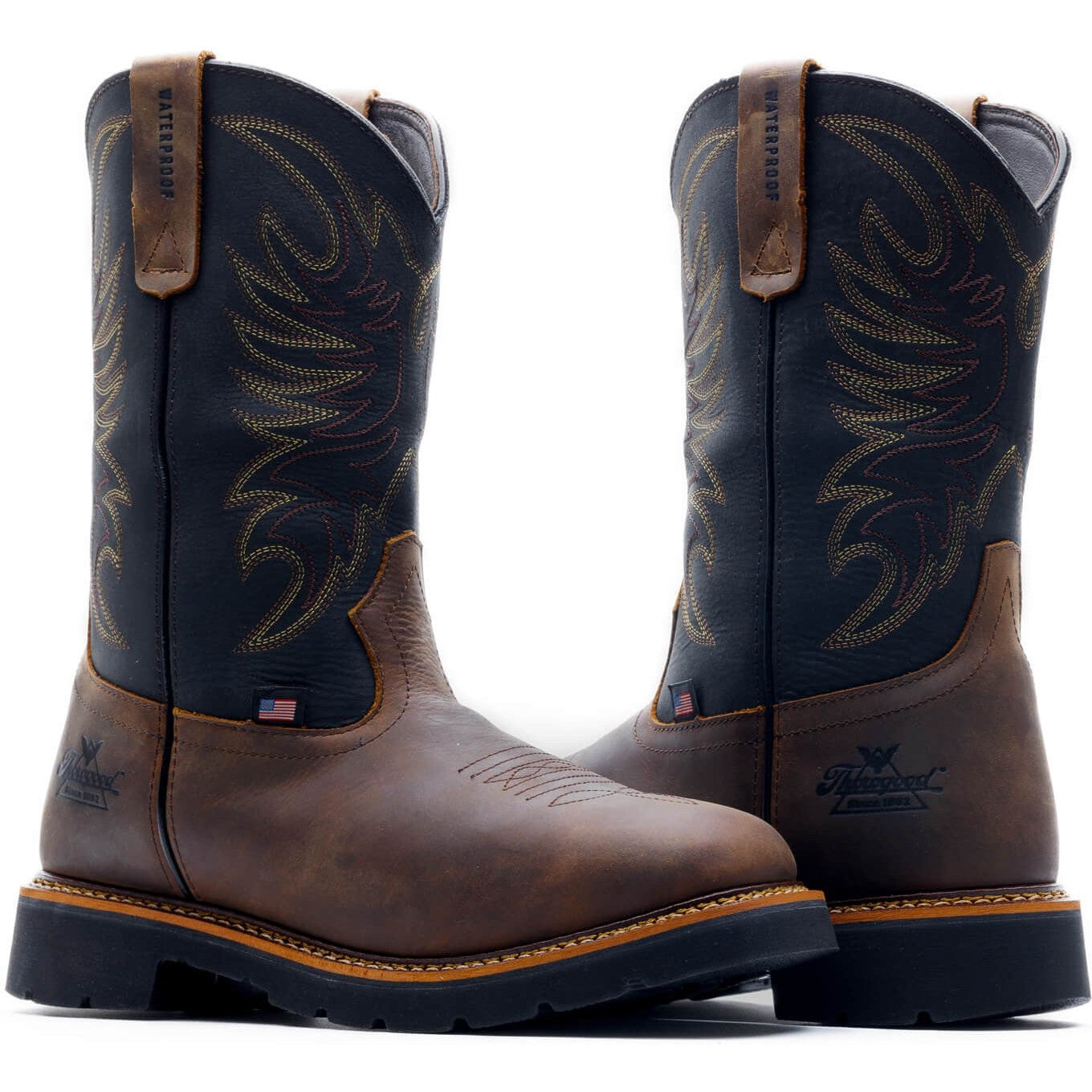 Thorogood Men's 11" Soft Toe Waterproof Western Work Boot -Horse- 814-4330 - Overlook Boots