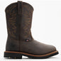 Thorogood Men's Western 11" Square Toe Waterproof Slip Resistant Work Boot -Horse- 814-4337 7 / Wide / Brown - Overlook Boots