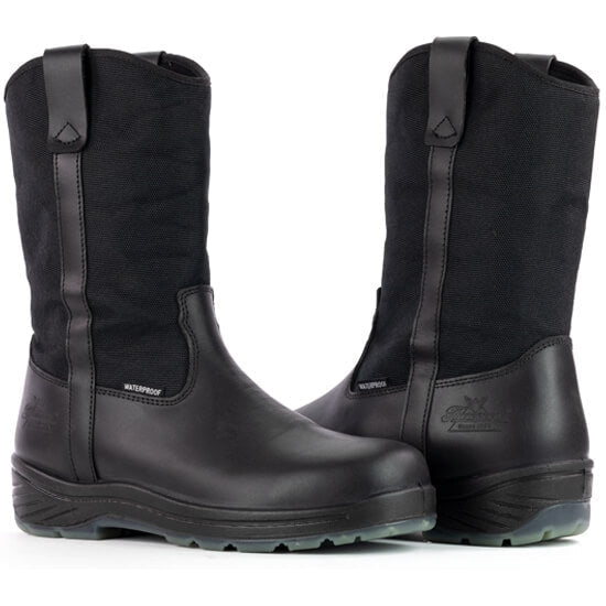 Thorogood Thoro-Flex 10" Composite Toe Waterproof Puncture Resistant Pull-On Duty Boot - Black - 804-6136 - Overlook Boots