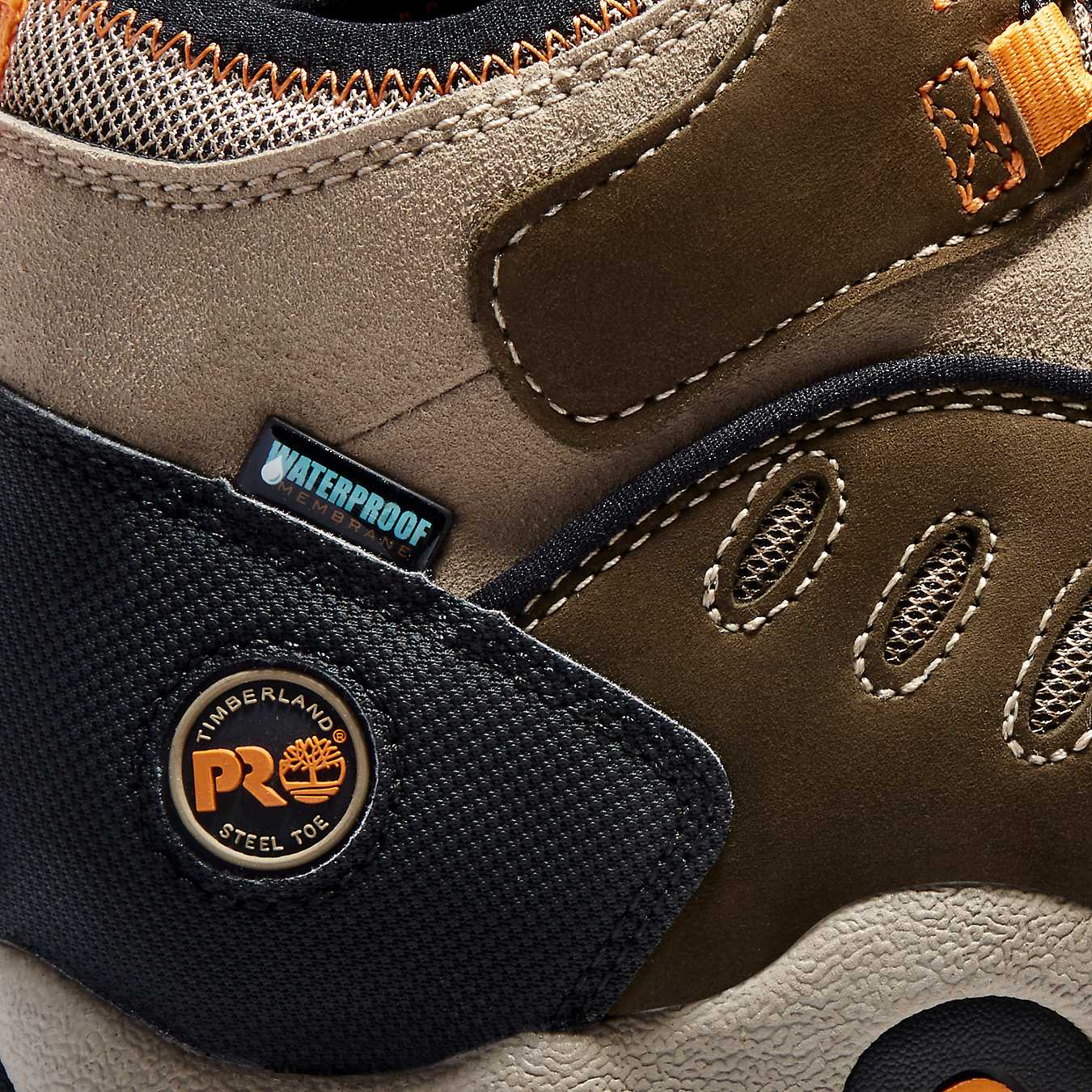 Timberland Pro Men's Mudslinger Steel Toe Waterproof Work Boot -Brown- TB186515214 - Overlook Boots