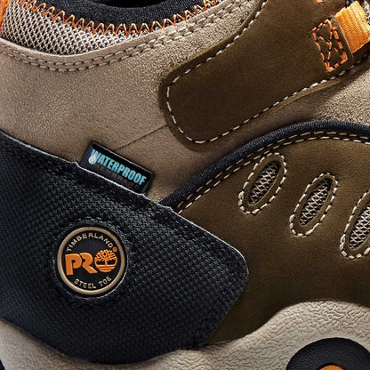 Timberland Pro Men's Mudslinger Steel Toe Waterproof Work Boot -Brown- TB186515214 - Overlook Boots