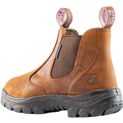Steel Blue Women's Hobart Steel Toe Waterproof Metguard Work Boot -Brown- 892854 - Overlook Boots