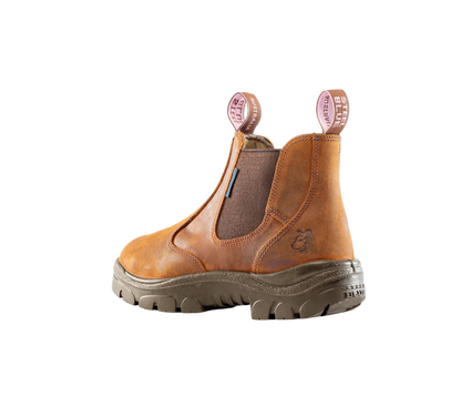 Steel Blue Women's Hobart Ladies 6" Steel Toe WP Work Boot- Brown - 812891 - Overlook Boots