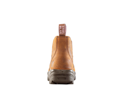 Steel Blue Women's Hobart Ladies 6" Steel Toe WP Work Boot- Brown - 812891 - Overlook Boots