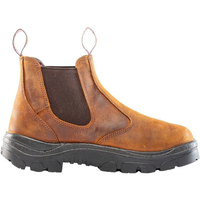 Steel Blue Women's Hobart Steel Toe Waterproof Metguard Work Boot -Brown- 892854 - Overlook Boots