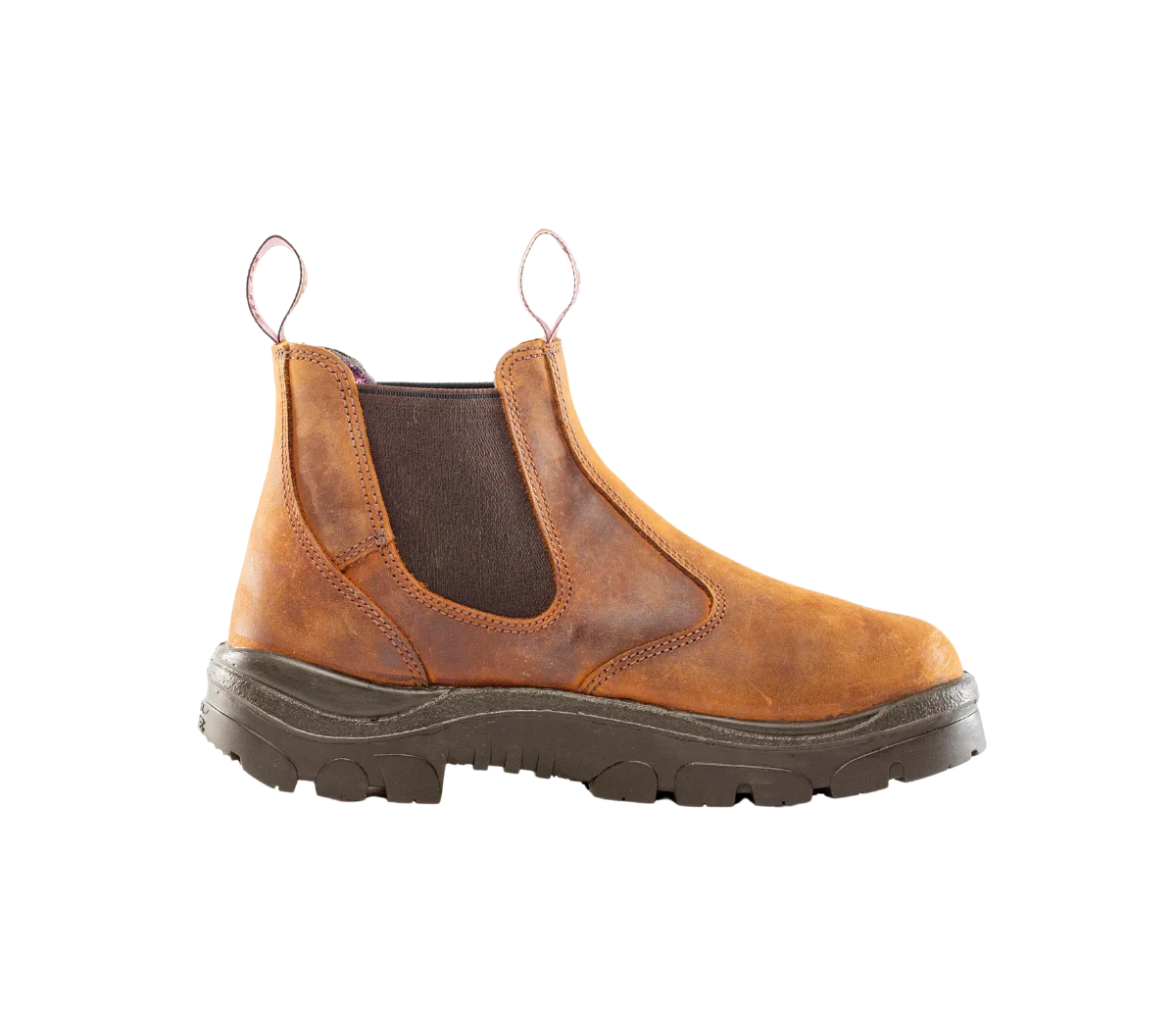 Steel Blue Women's Hobart Ladies 6" Steel Toe WP Work Boot- Brown - 812891 - Overlook Boots