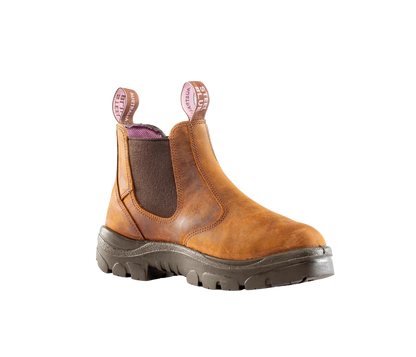 Steel Blue Women's Hobart Ladies 6" Steel Toe WP Work Boot- Brown - 812891 - Overlook Boots