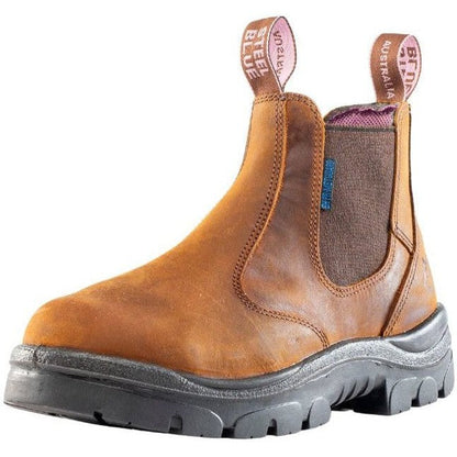 Steel Blue Women's Hobart Steel Toe Waterproof Metguard Work Boot -Brown- 892854 - Overlook Boots
