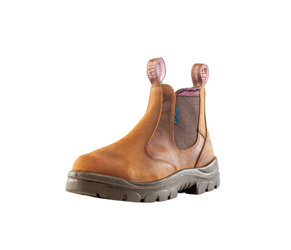 Steel Blue Women's Hobart Ladies 6" Steel Toe WP Work Boot- Brown - 812891 - Overlook Boots