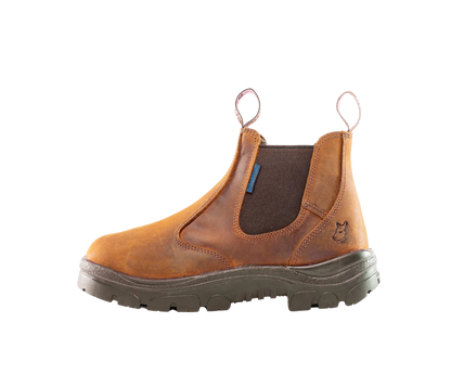 Steel Blue Women's Hobart Ladies 6" Steel Toe WP Work Boot- Brown - 812891 - Overlook Boots