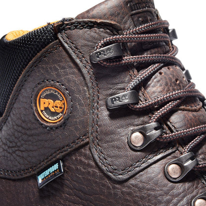 Timberland Pro Men's Titan Alloy Toe Waterproof Slip Resistant Work Boot -Brown- TB185520214 - Overlook Boots