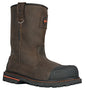 Hoss Men's Cartwright II 10" Comp Toe Waterproof Work Boot - Brown - 90215 6 / Wide / Brown - Overlook Boots