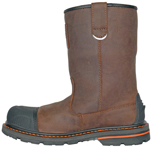 Hoss Men's Cartwright II 10" Comp Toe Waterproof Work Boot - Brown - 90215 - Overlook Boots