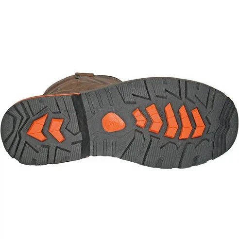 Hoss Men's Cartwright II Soft Toe Waterproof Wellington Work Boot - Brown 90216  - Overlook Boots