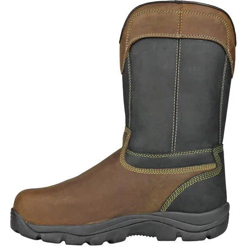Hoss Men's Slag XRD Metguard Toe Composite Toe Waterproof Work Boot - Brown 90691  - Overlook Boots