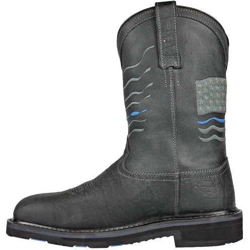 Hoss Men's Rushmore Composite Toe Waterproof Western Work Boot - Charcoal 91065  - Overlook Boots