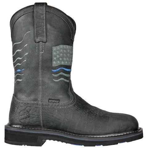 Hoss Men's Rushmore Composite Toe Waterproof Western Work Boot - Charcoal 91065  - Overlook Boots