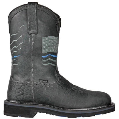 Hoss Men's Rushmore Composite Toe Waterproof Western Work Boot - Charcoal 91065  - Overlook Boots