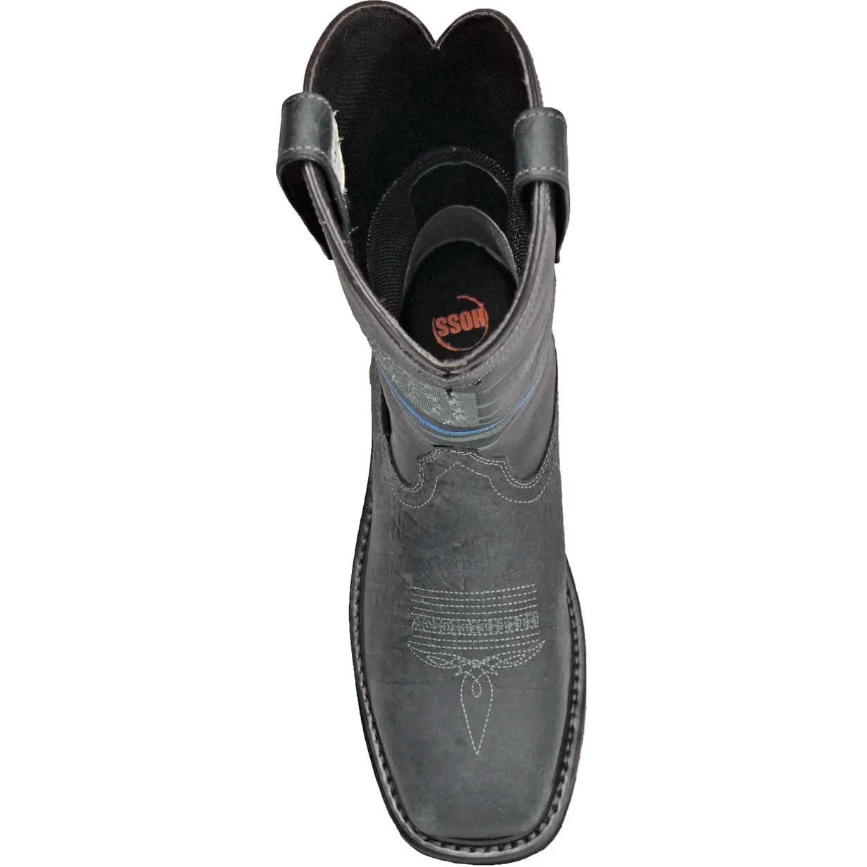 Hoss Men's Rushmore Composite Toe Waterproof Western Work Boot - Charcoal 91065  - Overlook Boots