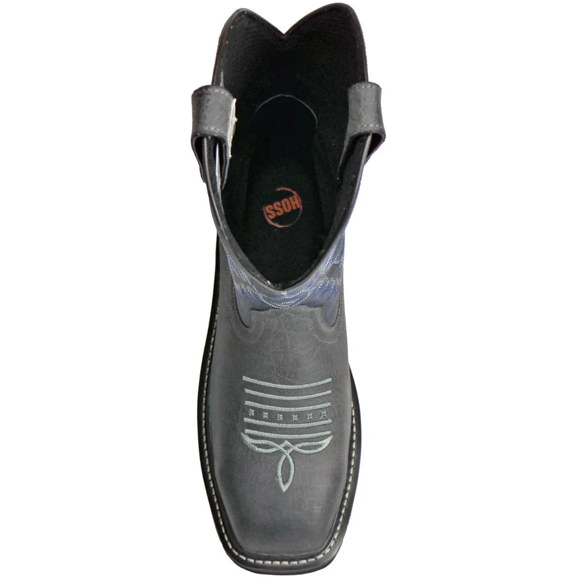 Hoss Men's Hunch Composite Toe Western Work Boot - Grey/Navy 92030 - Overlook Boots