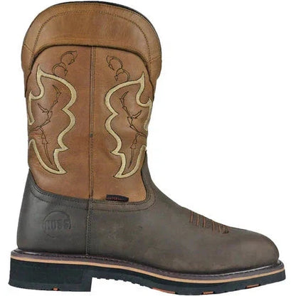 Hoss Men's Showdown Composite Toe Waterproof Moisture Wicking Western Boot - Brown 92042 - Overlook Boots