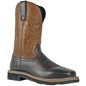 Hoss Men's Landon 11" Soft Toe Western Work Boot - Brown 92046 7 / Medium / Brown - Overlook Boots