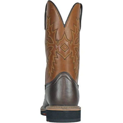 Hoss Men's Landon 11" Soft Toe Western Work Boot - Brown 92046  - Overlook Boots