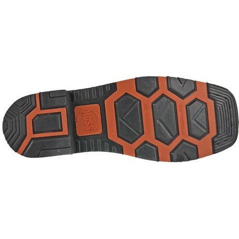 Hoss Men's Landon Cognac 11" Soft Toe Western Work Boot - Cognac/Red 92048 - Overlook Boots