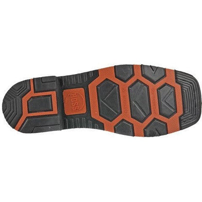 Hoss Men's Landon Cognac 11" Soft Toe Western Work Boot - Cognac/Red 92048 - Overlook Boots