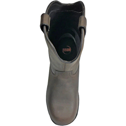 Hoss Men's Wildfire Puncture Resistant Wellington Work Boot- Brown- 94010  - Overlook Boots